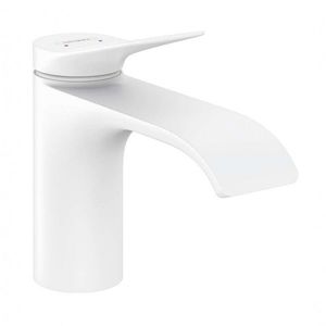 HANSGROHE Vivenis Umyvadlová baterie 80, s výpustí, EcoSmart, matná bílá 75010700 obraz