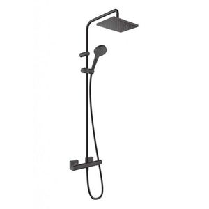 HANSGROHE Vernis Shape Sprchový set Showerpipe 230 s termostatem, matná černá 26286670 obraz