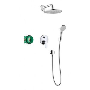 HANSGROHE Crometta Sprchový set S 240, s baterií Focus pod omítku, 2 proudy, chrom 27958000 obraz