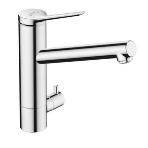 HANSGROHE Zesis M33 Dřezová baterie 200, uzavírací ventil spotřebiče, CoolStart, chrom 74807000 obraz