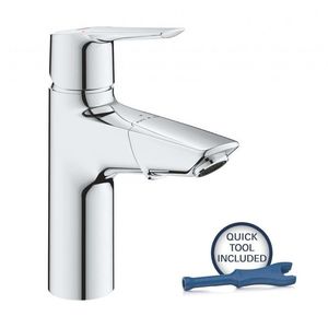 GROHE QuickFix Start Umyvadlová baterie s výsuvnou koncovkou a výpustí Push-Open, chrom 24205003 obraz