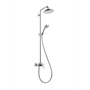 HANSGROHE Croma 220 Sprchový set Showerpipe 220 s baterií, 1 proud, chrom 27222000 obraz