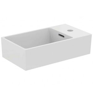 IDEAL STANDARD Extra Umývátko 45x25 cm, s přepadem, otvor pro baterii vpravo, bílá T373401 obraz