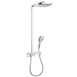 HANSGROHE Raindance Select E Sprchový set Showerpipe 300 s termostatem ShowerTablet Select, 3 proudy, chrom 27127000 obraz