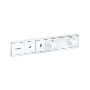 HANSGROHE RainSelect Baterie pod omítku pro 2 spotřebiče, matná bílá 15380700 obraz