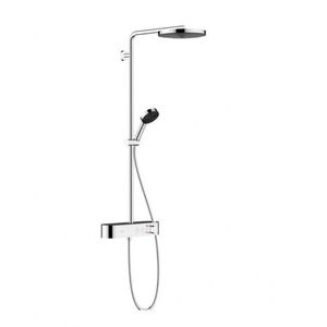 HANSGROHE Pulsify S Sprchový set s termostatem, průměr 26 cm, 3 proudy, EcoSmart, chrom 24221000 obraz