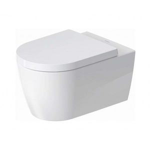 DURAVIT ME by Starck Závěsné WC s HygieneFlush, Rimless, HygieneGlaze, bílá 2579092000 obraz