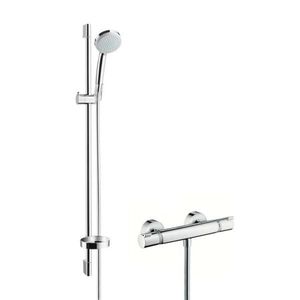 HANSGROHE Crometta 100 Sprchový set Vario s termostatem, chrom 27035000 obraz