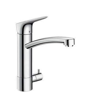 HANSGROHE Logis Dřezová baterie s uzavíracím ventilem, chrom 71834000 obraz