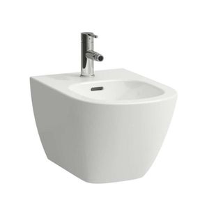 Laufen Lua Závěsný bidet, otvor pro baterii, bílá H8300810003021 obraz