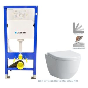 GEBERIT DuofixBasic bez tlačítka + WC LAUFEN PRO RIMLESS + SEDÁTKO 458.103.00.1 X LP1 obraz