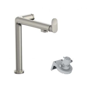 HANSGROHE Aqittura M91 Dřezová baterie s filtrační hlavicí, vzhled nerezu 76804800 obraz