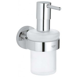 GROHE QuickFix Start Dávkovač mýdla s držákem, sklo/chrom 41195000 obraz