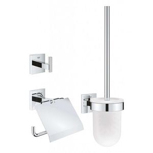 GROHE QuickFix Start Cube Set doplňků pro toaletu 3 v 1, chrom 41123000 obraz