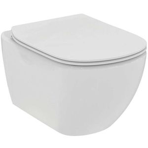 IDEAL STANDARD Tesi Závěsné WC se sedátkem SoftClose, RimLS+, bílá T536001 obraz