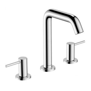 HANSGROHE Tecturis S Umyvadlová baterie s výpustí Push-Open, 3-otvorová instalace, EcoSmart, chrom 73330000 obraz