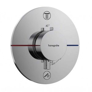 HANSGROHE ShowerSelect Comfort Termostatická baterie pod omítku, pro 2 spotřebiče, chrom 15554000 obraz