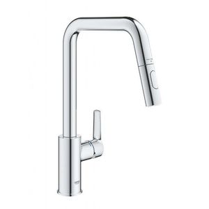 GROHE QuickFix Start Dřezová baterie s výsuvnou sprškou, chrom 30631000 obraz