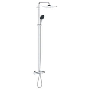 GROHE Vitalio Comfort Sprchový set s vanovým termostatem, 25x25 cm, 2 proudy, chrom 26984001 obraz