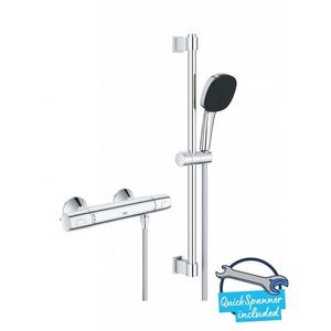 GROHE Precision Trend Sprchový set s termostatem, 3 proudy, chrom 34237003 obraz