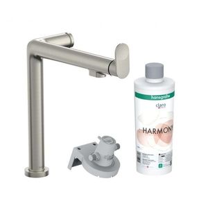 HANSGROHE Aqittura M91 Dřezová baterie s filtrací, vzhled nerezu 76802800 obraz