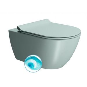 GSI PURA závěsná WC mísa, Swirlflush, 36x55cm, ghiaccio dual-mat 881515 obraz