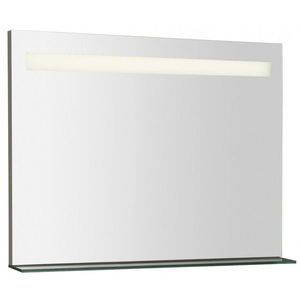 SAPHO BRETO zrcadlo s LED osvětlením a policí 80x60, 8cm BT080 obraz