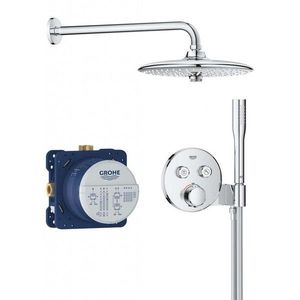 GROHE Precision SmartControl Sprchový set s termostatem pod omítku, průměr 26 cm, 3 proudy, chrom 34878000 obraz