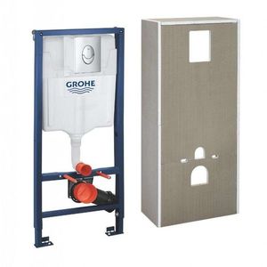 GROHE Solido+ Předstěnová instalace pro závěsné WC, ovládací tlačítko Start, chrom 36529000 obraz