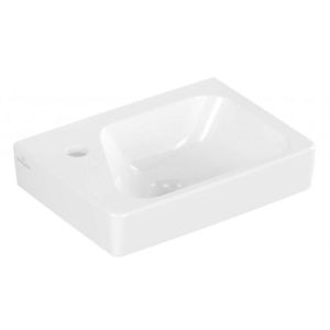 VILLEROY & BOCH Architectura Umývátko 36x27 cm, s přepadem, otvor pro baterii vlevo, alpská bílá 43853601 obraz