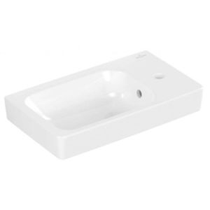 VILLEROY & BOCH Architectura Umývátko 48x28 cm, s přepadem, otvor pro baterii vpravo, alpská bílá 43864801 obraz