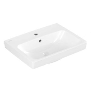 VILLEROY & BOCH Architectura Umyvadlo 55x42 cm, s přepadem, otvor pro baterii, alpská bílá 4A875501 obraz