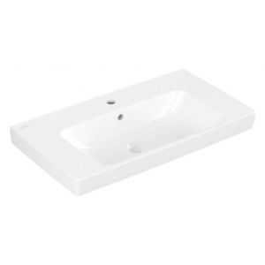 VILLEROY & BOCH Architectura Umyvadlo 80x45 cm, s přepadem, otvor pro baterii, alpská bílá 4A878001 obraz