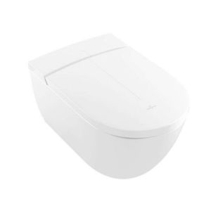 VILLEROY & BOCH ViClean Elektronický bidet s keramikou, Rimless, CeramicPlus, SoftClosing, alpská bílá V0E100R1 obraz