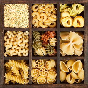 Skleněný obraz 30x30 cm Pasta Box – Styler obraz