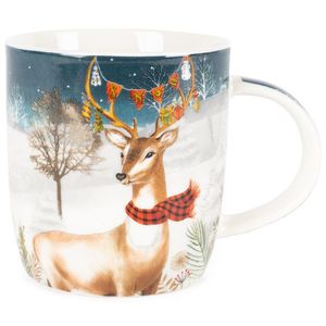 Porcelánový hrnek Xmas Reindeer, 370 ml obraz