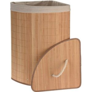 Rohový koš na špinavé prádlo Bamboo, přírodní obraz