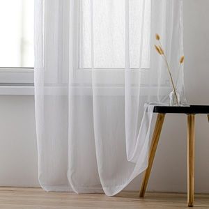 Homede Záclona Kresz Wave Tape, bílá, 280 x 240 cm obraz