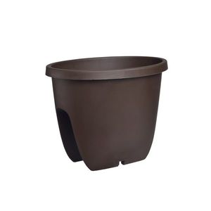 Gardenico Balkónový květináč na zábradlí Balconia OVI hnědá, pr. 30 cm obraz