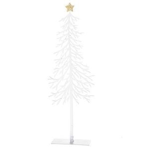 Vánoční kovová dekorace Tree with star, 8 x 25 x 3, 5 cm obraz