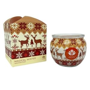 Arome Svíčka ve skle a flower boxu, Magical Winter, 90 g obraz