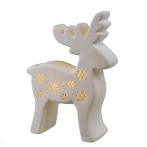 Porcelánová LED dekorace Sobík, 20 x 15 x 6 cm obraz