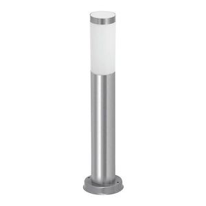 Rabalux Chromový zahradní sloupek Inox Torch pro žárovku E27 45cm 8263 obraz