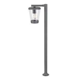 Rabalux Antracitová zahradní lampa Savano pro žárovku E27 98cm 7269 obraz