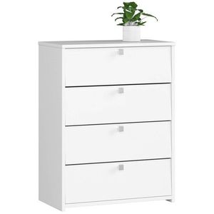 Ak furniture Botník Marienne 60 cm - 4 dvířka bílý obraz