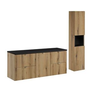 Comad Koupelnová sestava Nova Oak se skříňkami 140 cm dub evoke obraz