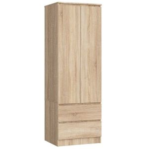 Ak furniture Šatní skříň Star 60 cm dub sonoma obraz