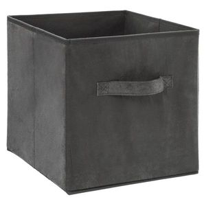 DekorStyle Úložný box Textilie 31x31 cm šedý obraz