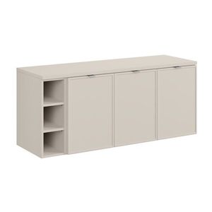 Comad Závěsná skříňka Bella Cashmere s deskou 140 cm kašmírová obraz