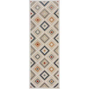 Krémový venkovní běhoun 80x230 cm Zion Natural – Flair Rugs obraz